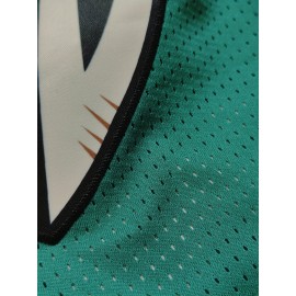 Men'S #12 Letter Embroidery Fashion Stretch Sports Shorts, Breathable Quick Drying - Ideal For Basketball, Running, Tennis, Golf, Beach, Outdoor Activities