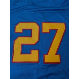 Men's Venezuela #27 Retro Baseball Jersey - Color Block V-Neck Button-Up Shirt with Flag Design, Loose Fit Breathable Fabric for Training, Competition & Casual Wear (All-Season), Event Clothing, Sporty Look, Detail