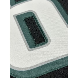 Men'S Black # 26 Breathable Rugby Shirt, Sports V-Neck Short Sleeved Training Shirt, Classic Embroidered American Rugby Shirt