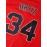 Men'S #34 Red Embroidered Baseball Jersey