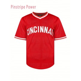 Men's American # 5 Red Baseball Sweatshirt S-3XL