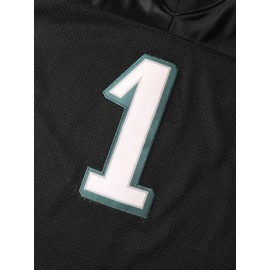 Men'S #1 Embroidered American Football Jersey