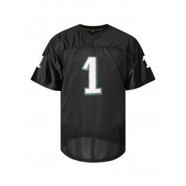 Men'S #1 Embroidered American Football Jersey