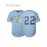 Men's Light Blue #22 Baseball Jersey - Embroidered
