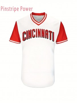 Men'S # 19 White Pullover Baseball Jersey With Polyester Fiber V-neck, Perfect For Sports Training And Casual Wear S-3XL