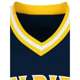 Men'S # 23 Deep Blue Pullover Embroidered Baseball Shirt - V-neck Shirt Perfect For Training And Casual Wear S-3XL