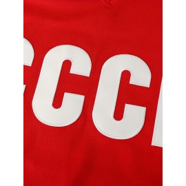 20 Men'S Hockey Jersey Sports Training Jersey Red Comfortable Casual Fashion Embroidery S-3XL