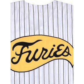 Men's V-Neck Striped Baseball Jersey with Embroidery - Comfortable, Breathable Polyester for Training & Competition, Short Sleeve, Comfy Top