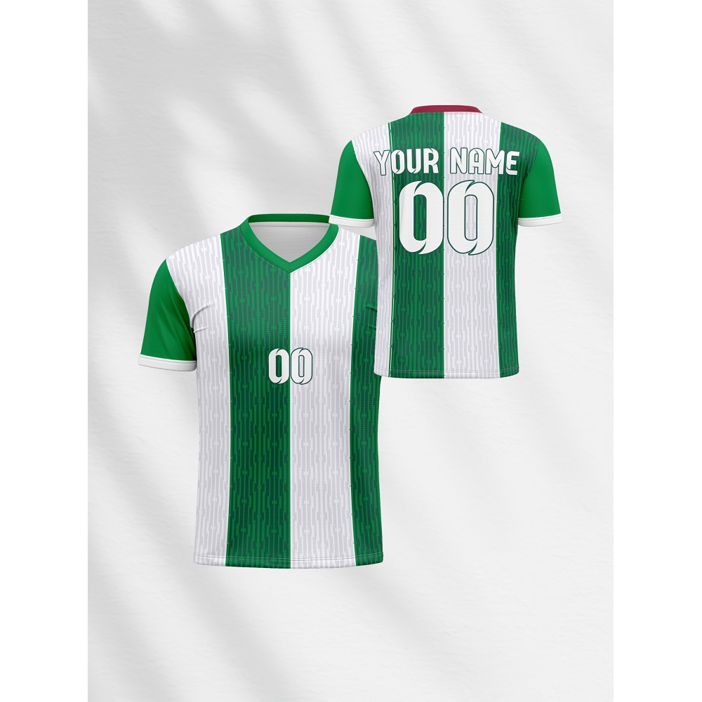 Customizable Kids Soccer Jersey, V-Neck Polyester Football Top with Personalized Name & Number, Medium Stretch, All-Season Sports Shirt for Boys & Girls, Casual Training & Outdoor Wear Customizable Kids Soccer Jersey, V-Neck Polyester Football Top with Personalized Name & Number, Medium Stretch, All-Season Sports Shirt for Boys & Girls, Casual Training & Outdoor Wear
