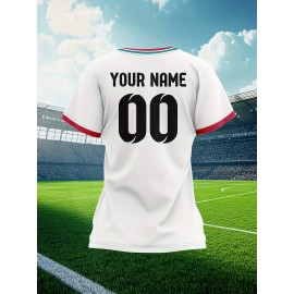 Customized large-sized football jerseys for women, personalized names and numbers, comfortable fit, soft fabric for outdoor sports