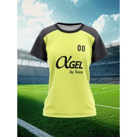 Customizable Women'S Plus Size Football Jersey - Soft & Breathable, Personalized Name & Number, Black with Red Accents, Perfect for Training, Sports Events & Casual Wear, Sports Event Apparel | Customizable Jersey | Comfortable Fit, Football Shirts